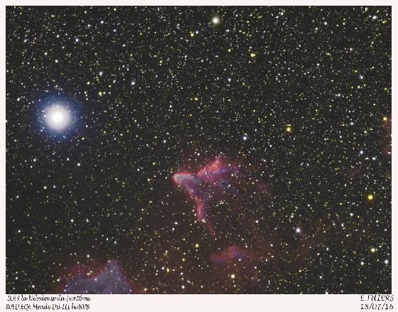  IC63 la Nébuleuse du Fantôme