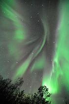 Aurore en Norvege, region de Tromsoe