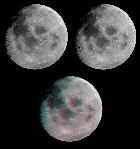 3D départ Lune apollo 11 louchée