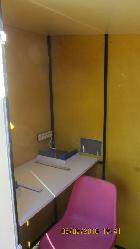 Intérieur abri bureau 625 mm 2