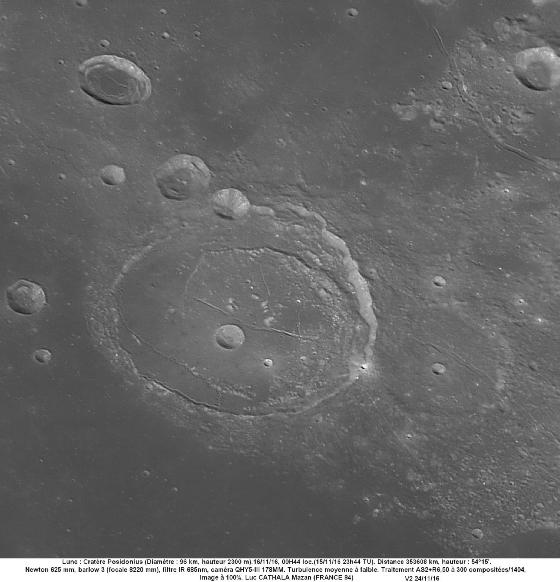 Cratère Posidonius 161116 au 625 mm barlow 3 IR685 et QHY5-III 178mm 100%  V2 241116 luc CATHALA