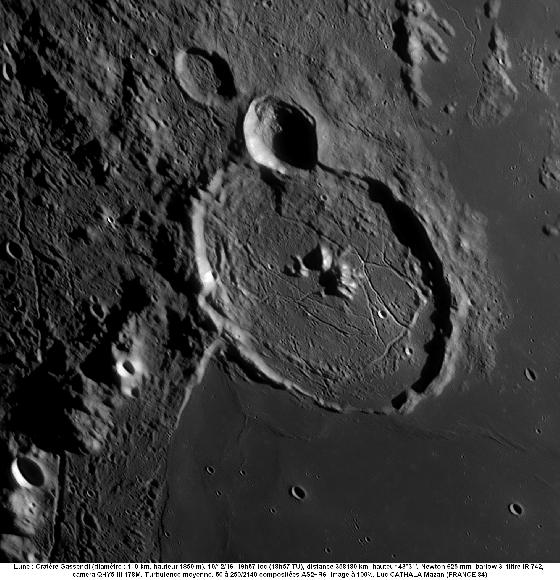 Cratère Gassendi 101216 625 mm barlow 3 IR 742 100% Luc CATHALA