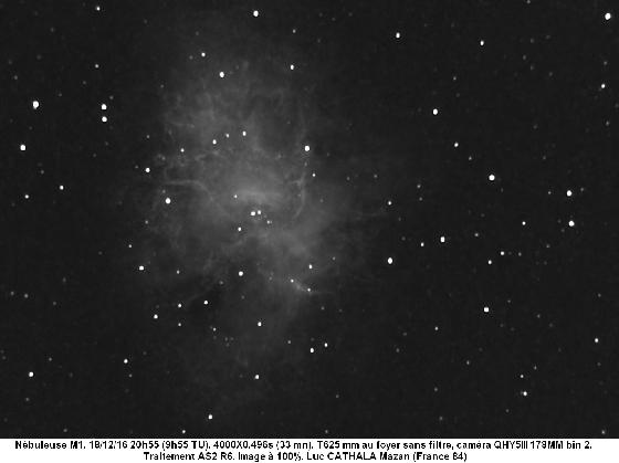 M1 au 625 et QHY5III 178M 18/12/16 Luc CATHALA