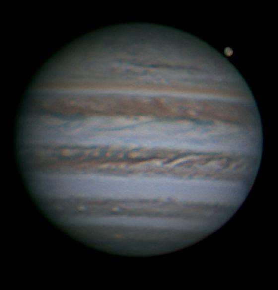 Jupiter et Ganymède 27/05/17 625mm RVB 100% Luc CATHALA