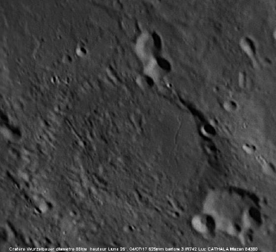 Cratère Wurzelbauer au 625 mm barlow 3 IR742 040717 CATHALA Luc