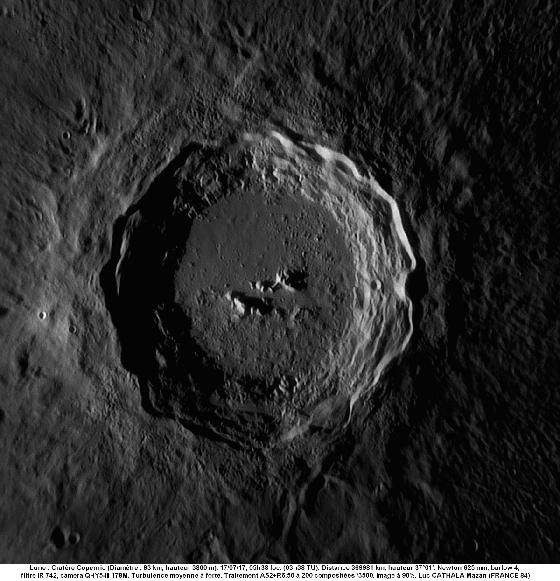 Cratère Copernic 17/07/17 625 mm barlow 4 IR742 90% Luc CATHALA