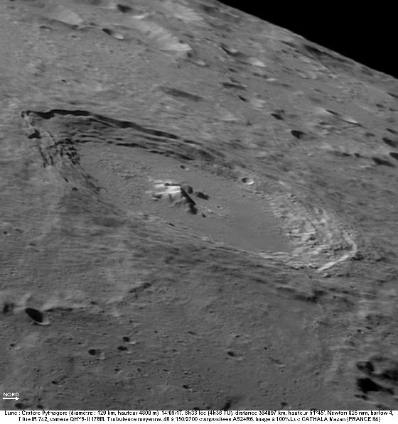 Cratère Pythagore 14/09/17 625mm barlow4 IR742 Luc CATHALA 100PC