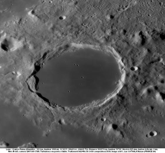 Cratère Platon 11/10/2017 625mm barlow 4 IR685 80% Luc CATHALA