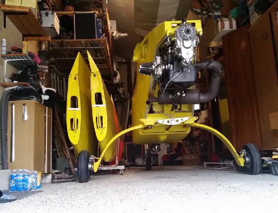 Mon nouveau jouet dans mon garage