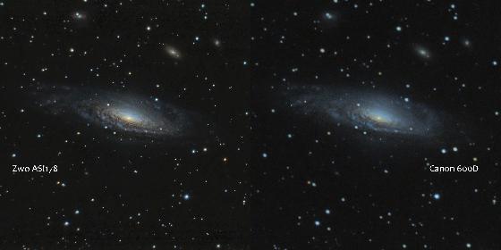 NGC7331 Comparaison