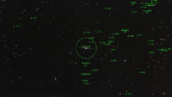 ngc4565 - galaxie de l'aiguille - a7s - plate solving