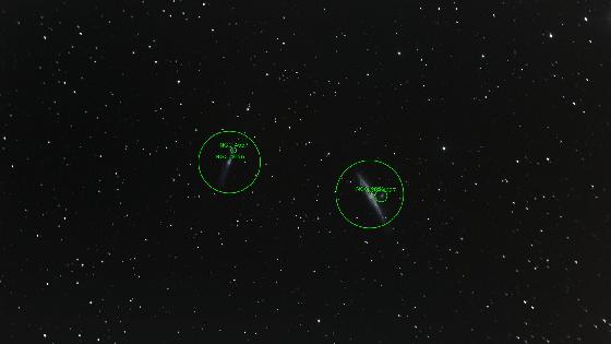 ngc4631-ngc4656-ngc4657 la baleine et le crosse de hockey - a7s - plate solving