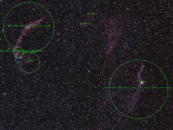 Dentelles du Cygne A7s plate solving