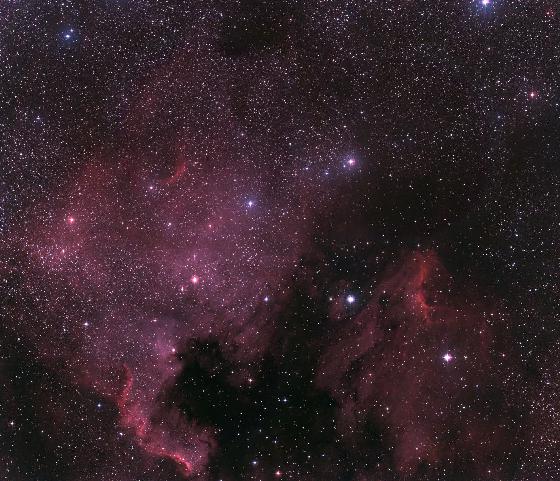 IC5070 Pélican - NGC7000 North America - 25pc capteur