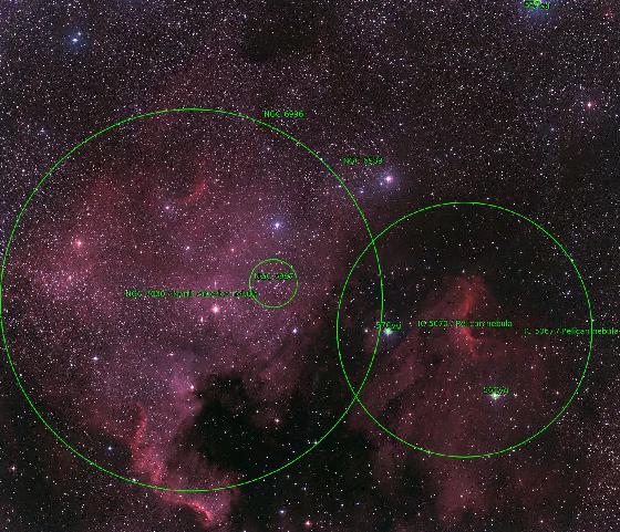 IC5070 Pélican - NGC7000 North America - plate solving