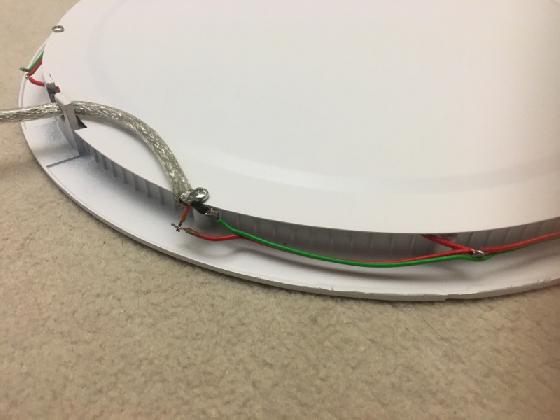 transformation de plafonnier à led en boite à flats2