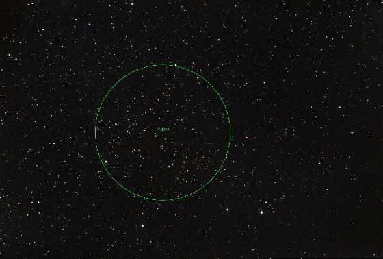 ic4756 au photoStrock plate solving
