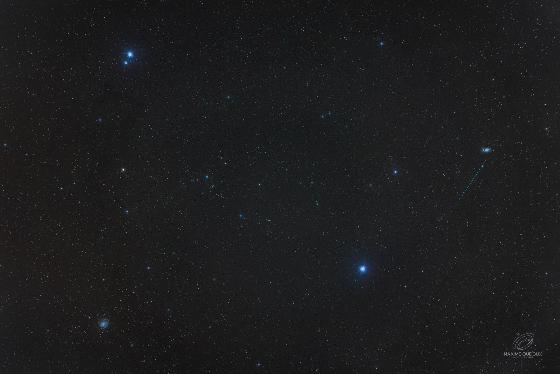 Grand champ de M51, M101 et un Iridum