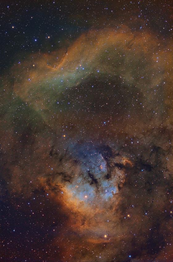 NGC 7822 en SHO