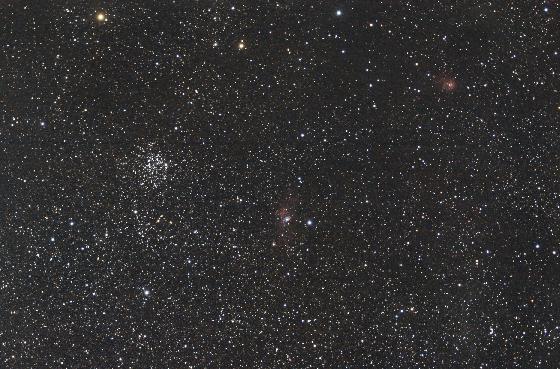 NGC7635, M52 et NGC7538