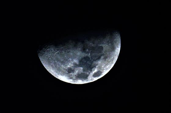 lune gibbeuse croissante