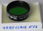 FILTRE sky optic  N° 56 VERT CLAIR 