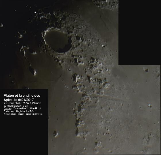 Platon et la chaîne des Alpes, le 6/01/2017