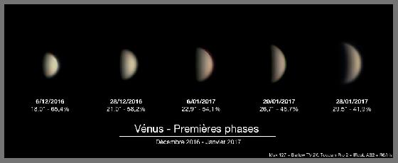 2016 2017 - Phases Vénus