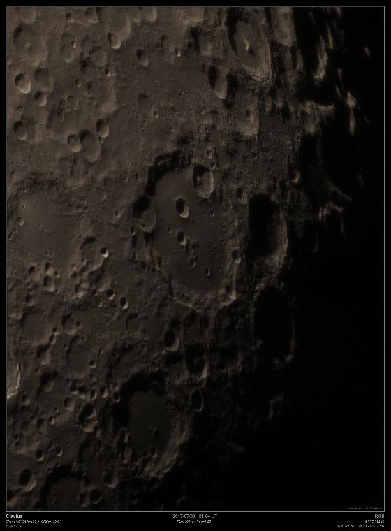 Clavius, le 3/07/2017