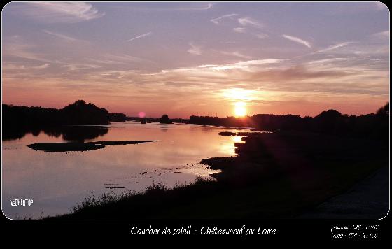 Coucher de soleil Chateauneuf