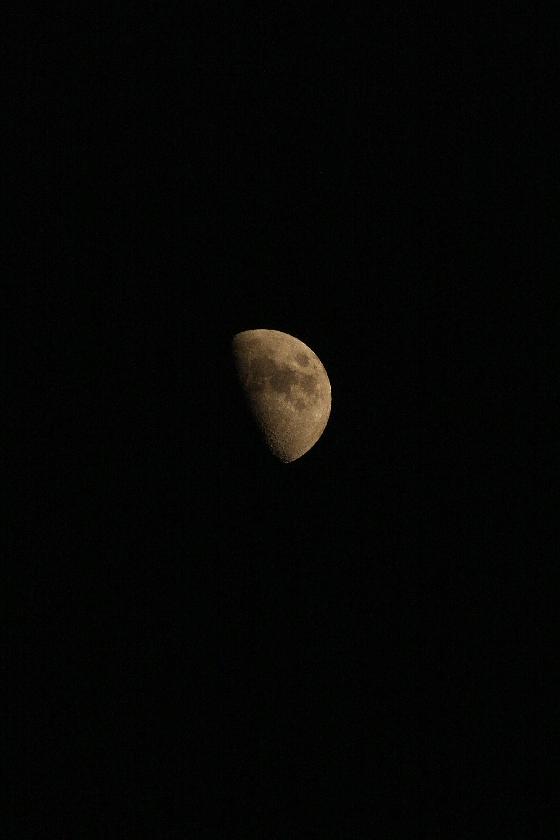 Lune PQ au 300mm le 140516