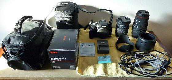 Lot Canon 400D avec 2 objectifs / Etat Neuf