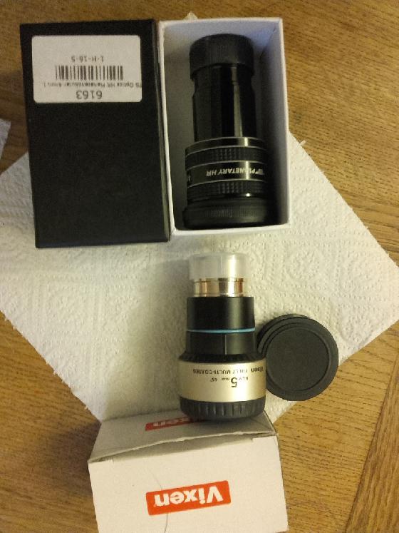 4 oculaires au détail