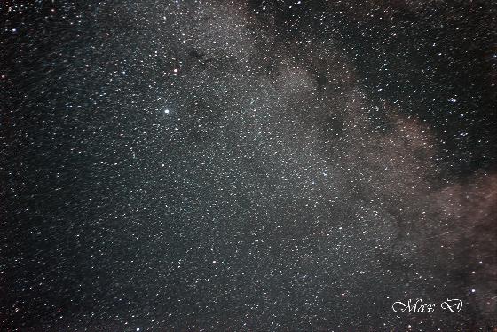 Voie Lactée dans la région d'Altaïr