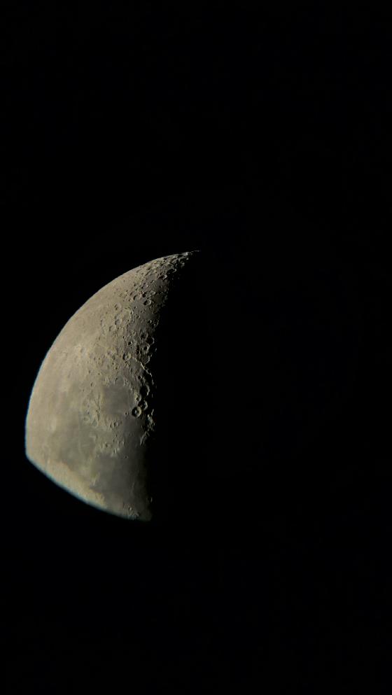 Lune 25mm smartphone lumia 640 - 08/08/2016 - 1ere prise