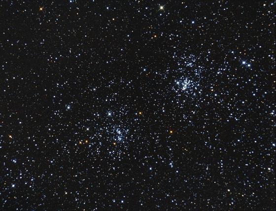 NGC 884 et NGC 869 - Double amas de persée - 19 Aout 2017