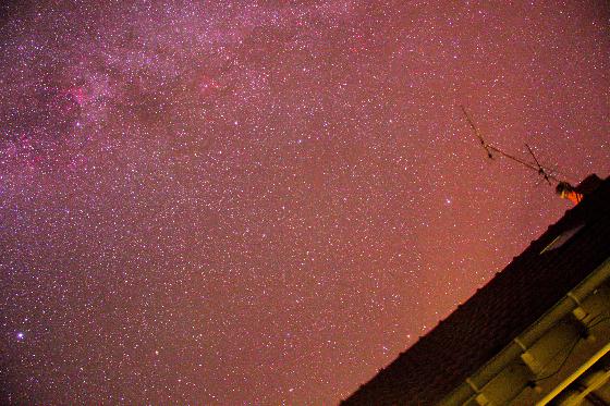 Au dessus de la maison