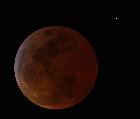 Eclipse de lune - Mulhouse 0h24