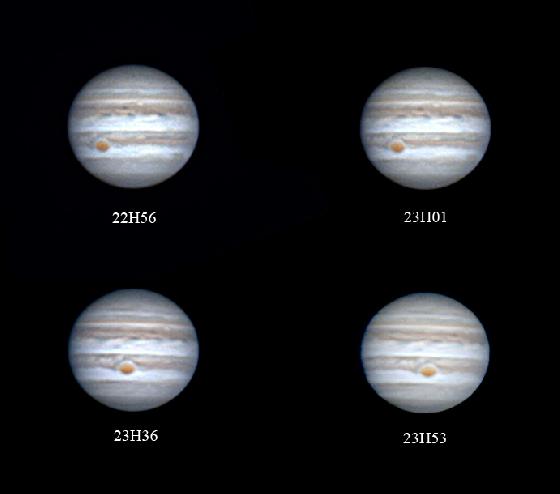Jupiter 07-04-2017 4 images