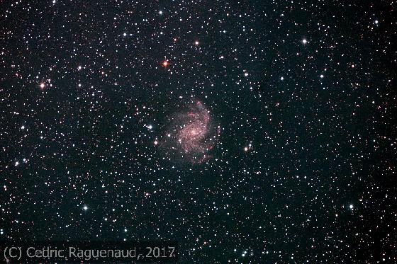 Fireworks galaxy + SN 2017eaw