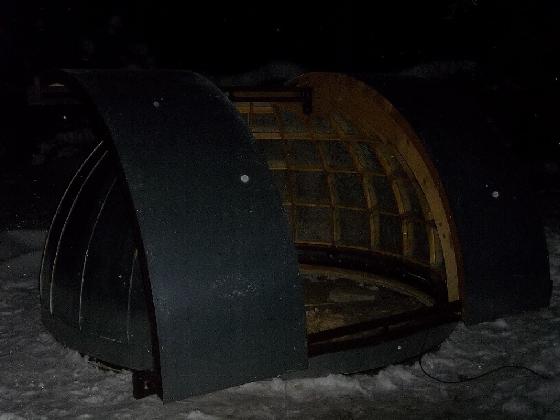 le dôme de l'observatoire astronomique