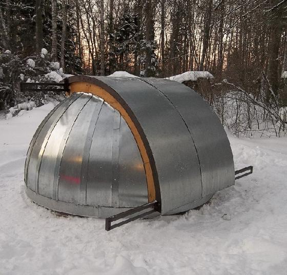 le dôme de l'observatoire astronomique