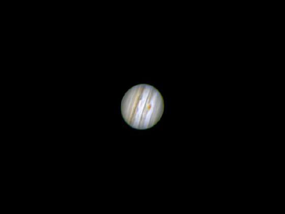 Jupiter dans la nuit du 8 au 9 avril 2017