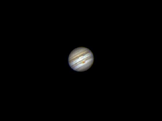 Jupiter dans la nuit du 8 au 9 avril 2017