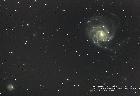 M101 et sa voisine NGC5474 au T305