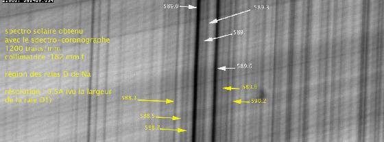 spectre du doublet du sodium