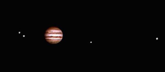 Jupiter et ses satellites Galiléens