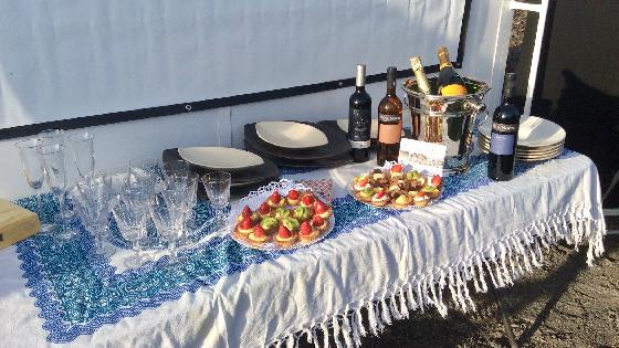 Friandises, Champagnes et vins célestes assurés