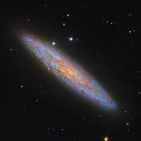 Composition Galaxie du Sculpteur Ngc 253