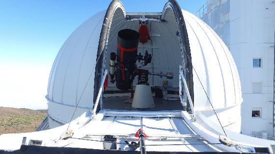 Notre astrographe dans sa coupole